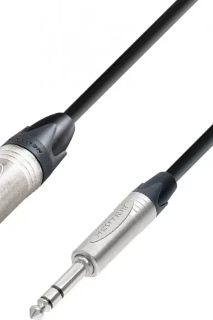 Satisfait Ou Remboursé Adam Hall Cables 5 STAR BMV 0150 - Câble Micro Neutrik XLR mâle vers Jack 6,35 mm TRS stéréo