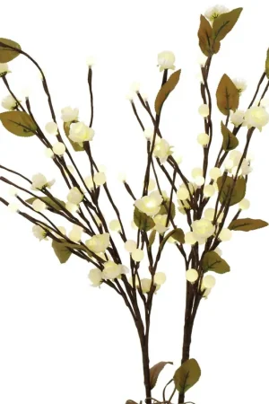 Prix Réduit EUROPALMS Arc de camélia, avec LEDs, blanc, 50cm