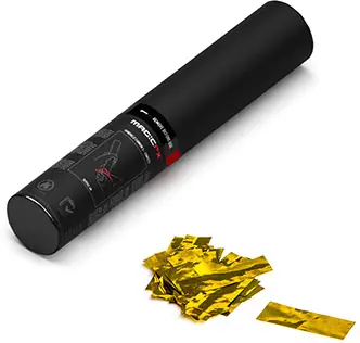 Magic FX Handheld Confetti Cannon S 28cm - Or Métallique Vente Flash