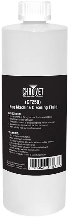 Promotion Saisonnière Chauvet DJ liquide de nettoyage pour machines à fumée - 250ml