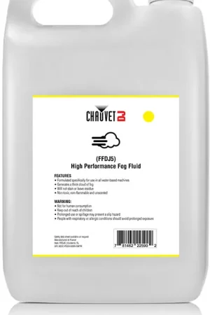 Prix Promo Chauvet DJ Fog Fluid DJ 4x 5 l.