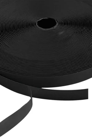 Remise Ruban auto-agrippant SHOWGEAR - Côté crochets noir - 20 mm x 25 m - auto-adhésif