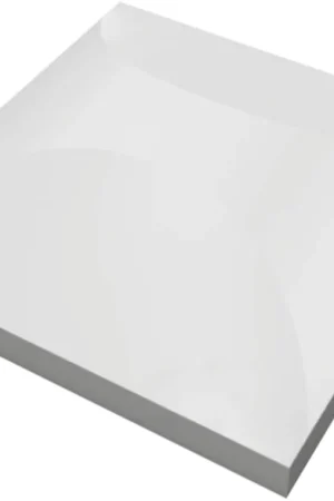 Dernière Chance WENTEX 3D Deco Panel SEG Tissu extensible pour panneau décoratif 3D - blanc - 100 x 100 cm
