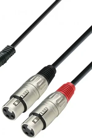 Adam Hall Cables K3 YWFF 0300 - Câble audio connecteur jack stéréo Vente Directe