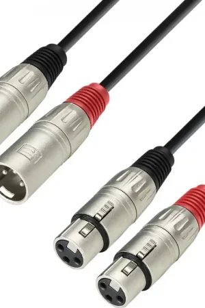 Adam Hall Cables K3 TMF 0300 - Câble audio 2 connecteurs XLR sur 2 Achetez Aujourd’hui