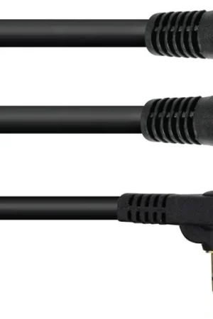 OMNITRONIC Câble adaptateur 3.5 Jack 90°/2xRCA 0,5m bk Commander Vite