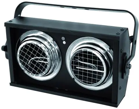 Pas Cher EUROLITE Aveugle d'audience 2xPAR-36 DMX bk -B-Stock-