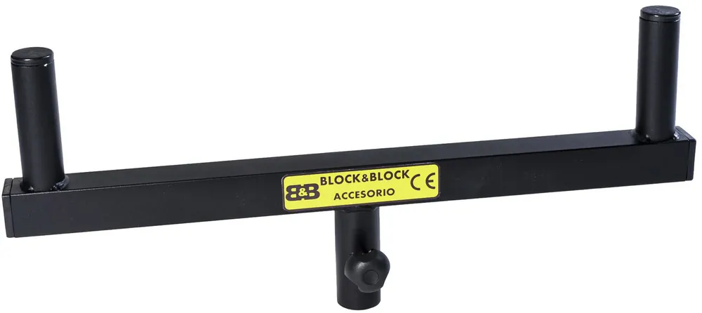 Paiement Sécurisé BLOCK AND BLOCK AH3506 Barre transversale pour l'insertion de deux haut-parleurs 35mm femelle