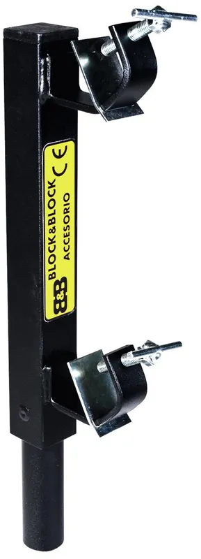 BLOC ET BLOC AM3504 Insertion de support de structure alu parallèle 35mm mâle Dernier Modèle