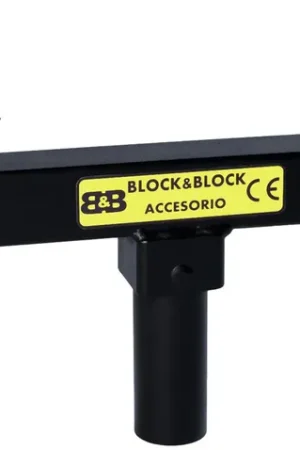 BLOCK AND BLOCK AM3501 Support réglable pour l'insertion de structures alu 35mm mâle Commander Maintenant