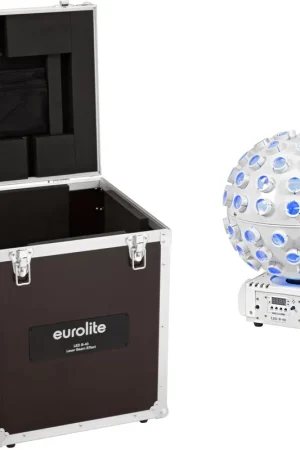 Paiement Sécurisé EUROLITE Set LED B-40 Laser Beam Effect white + Case