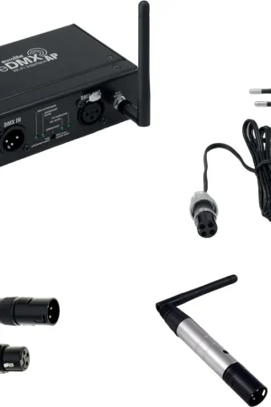 EUROLITE Set freeDMX AP Wi-Fi Interface + QuickDMX Funksender + câble DMX Commander Vite