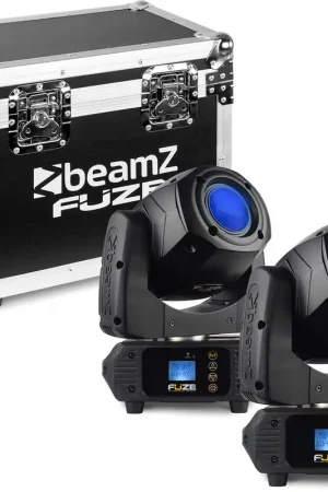 beamZ Fuze75S Spot 75W LED Moving Head Set 2 Pieces in Flightcase Vente Flash