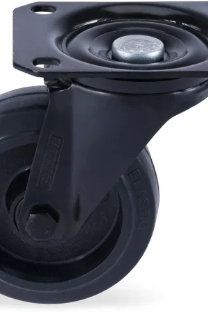 Affaire À Saisir Riggatec 100mm BLACK WHEEL roulette pivotante, noire
