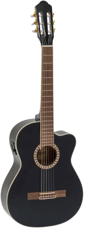 Populaire DIMAVERY CN-600E Guitare classique, schwarz