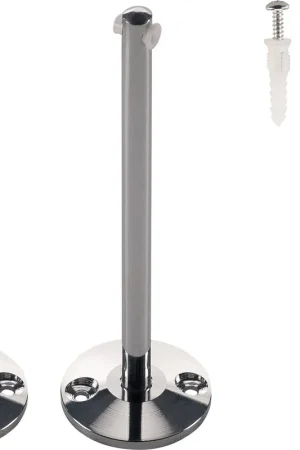 SLV TENSEO, renvois plafond, intérieur, pour câble tendu T.B.T, chrome, 2 pièces Soldes