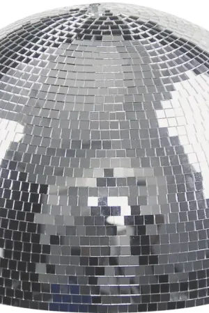 Nouvel Arrivage SHOWGEAR Demi-boule à facettes 40 cm pour fixation murale et au plafond avec moteur