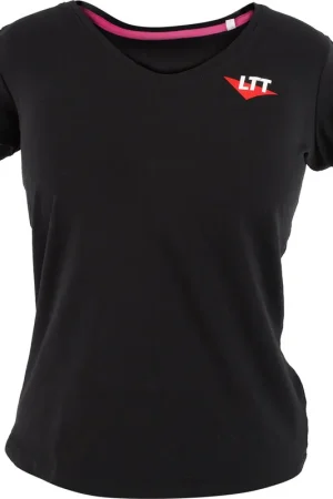 LTT T-Shirt Femme Noir XL Prix Cassé