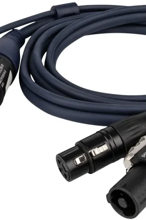 DAP-Audio powerCON/XLR M - powerCON/XLR F - DMX / Alimentation 1,5 m Paiement Sécurisé