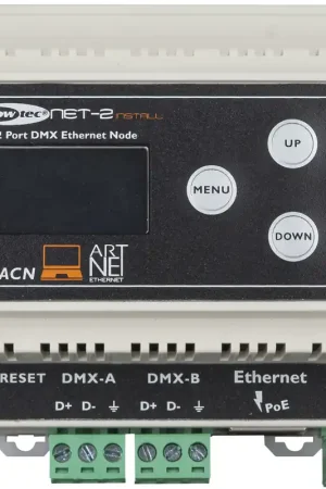 SHOWTEC NET-2 Installation sur rail DIN Prix Choc