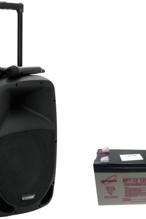 OMNITRONIC Set MES-12BT2 + batterie Prix Réduit