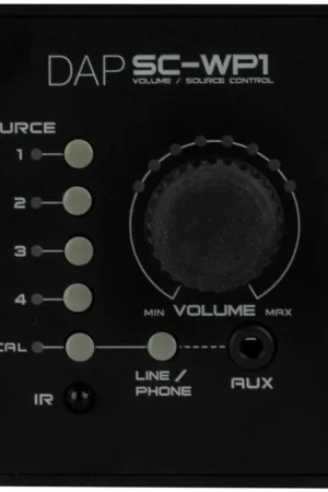 Vente Flash DAP-Audio SC-WP1 Panneau mural à distance pour SC-5.2 Source Control - noir