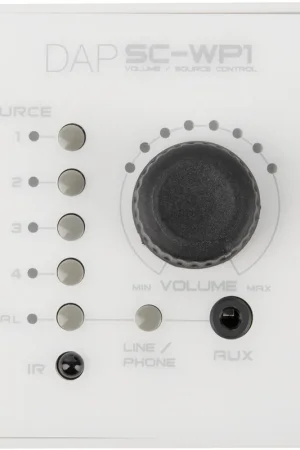 Authentique DAP-Audio SC-WP1 Panneau mural à distance pour SC-5.2 Source Control - blanc