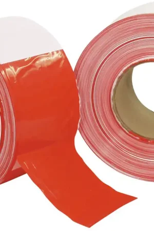 Vente Flash ACCESSOIRES Ruban de barrières rouge/blanc 500mx75mm