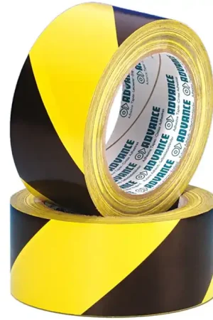 Advance Tapes 5803 - Adhésif Sécurité noir/jaune 50mm x 33m Livraison Express