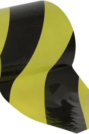 Commander Maintenant Ruban de marquage au sol SHOWGEAR Noir - jaune - 150 mm / 33 m