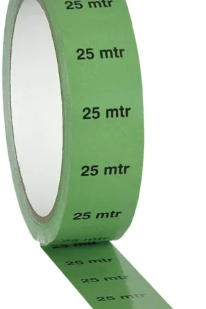 Ruban marqueur / indicateur SHOWGEAR vert « 25 m » - 25 mm / 33 m Bon Plan