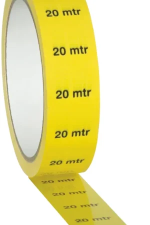 Meilleur Choix Ruban marqueur / indicateur SHOWGEAR jaune « 20 m » - 25 mm / 33 m