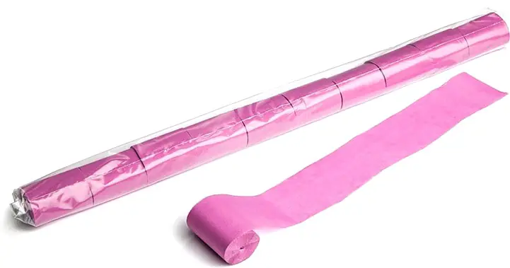 Magic FX serpentins de stade 20m x 5cm - Rose Acheter Direct