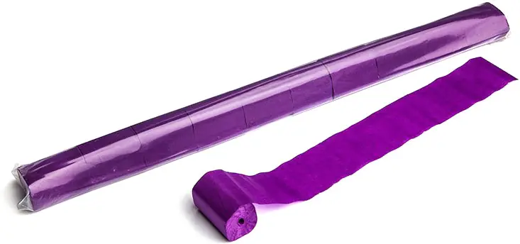 Commander Maintenant Magic FX serpentins de stade 20m x 5cm - violet