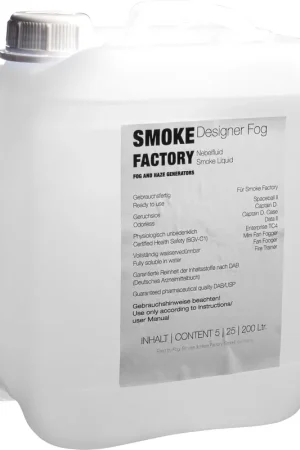 Smoke Factory fluide spécial Designer Fog 5L Achat Immédiat