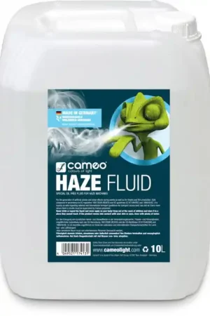 Produit De Marque Cameo HAZE FLUID 10 L - Liquide pour effet de brouillard pour une fumée fine et longue tenue