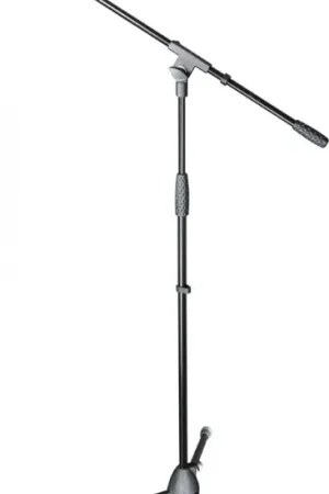 Adam Hall Stands S 5 BE - Pied Microphone noir avec perche Prix Choc