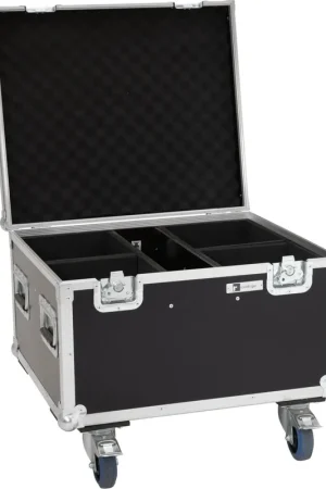 Nouvelle Collection ROADINGER Flightcase 4x LED IP PAR 7x8W QCL/7x9W SCL avec roues