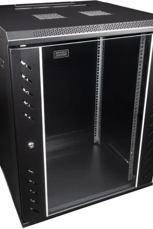 Meilleur Choix SHOWGEAR RCA-WMH-15 Armoire réseau 15U avec porte vitrée
