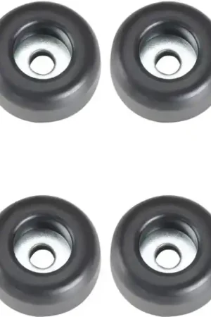 Adam Hall Hardware 4900 M8 AH - Lot de 8 Pied caoutchouc 25 x 11 mm noir en sachet Prix Bas