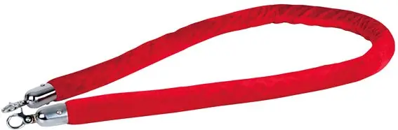 Showgear Velvet Rope Silver Hook Rouge Commande En Gros