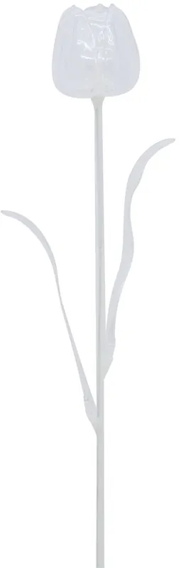 EUROPALMS Tulipe en cristal, transparent, fleur artificielle, 61cm 12x Pas Cher