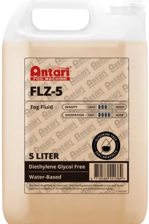 Affaire À Saisir ANTARI FLZ-5 Liquide fumigène 5 litres - densité moyenne