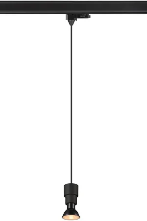 SLV PURI 2.0 Basic, suspension triphasée, GU10, longueur de suspension 200 cm, 1x max. 6 W, noir -B-Stock- Prix Choc