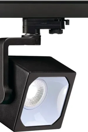 SLV EURO CUBE, spot pour rail 3 allumages, intérieur, 60°, noir, LED, 28,5W, 4000K -B-Stock- Achat Immédiat