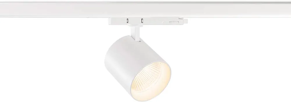 Prix Bas SLV TRACKSPOT V spot pour rail 3 allumages, intérieur, 18 W 930 50°, blanc -B-Stock-