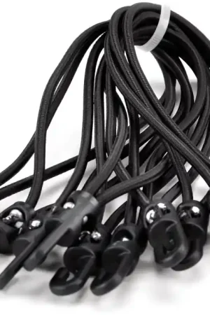 Bon Marché Riggatec Spannfix 4mm noir 20cm 10 pcs.