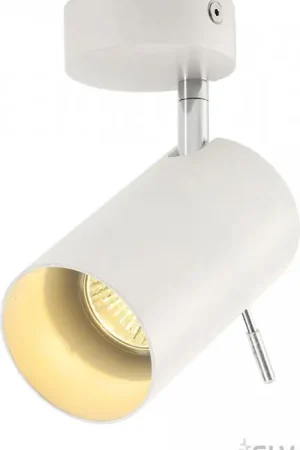 SLV ASTO TUBE I Ceiling lamp, white, 1xGU10, max. 75W -Demoware- Meilleure Vente