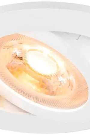 Retour Gratuit SLV NEW TRIA® 68, encastré de plafond, rond, max. 10 W GU10, blanc -B-Stock-