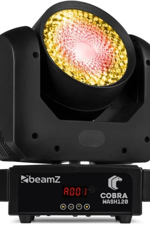 beamZ Cobra Wash120 LED Moving Head avec anneau LED Achat Immédiat